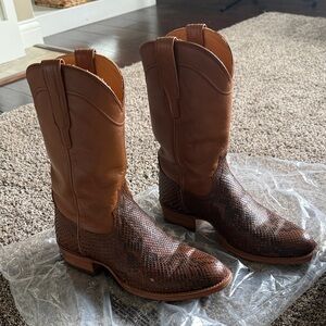 Tecovas Brown and Tan Western Boots
